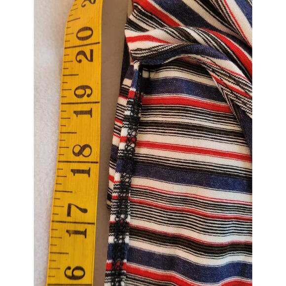 Bailey 44 Duststorm Stripe Maxi Tank Dress Womens M Ruching Minimalist Coastal - Picture 11 of 16